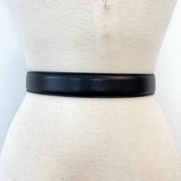 Coach Burnished Cowhide Leather Belt Black Men’s 34" (85 cm) 5950 - Picture 3 of 11